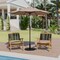 Flash Furniture Tan 9 FT Umbrella and Black Cement Base, 2 PC Set GM-402003-UB19B-TAN-GG - alternate 1
